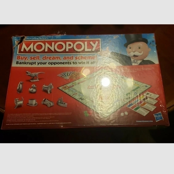 Hasbro Monopoly (C1009) Classic Board Game New Sealed with Damage to Box as is - Picture 2 of 7
